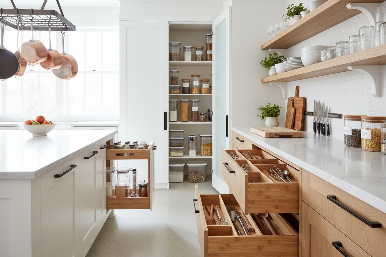 Add Smart Storage to Reduce Kitchen Clutter