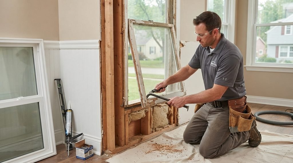 professional replacement window installation