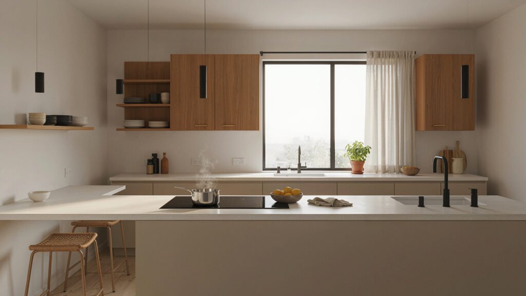 Modern Kitchen Set Up