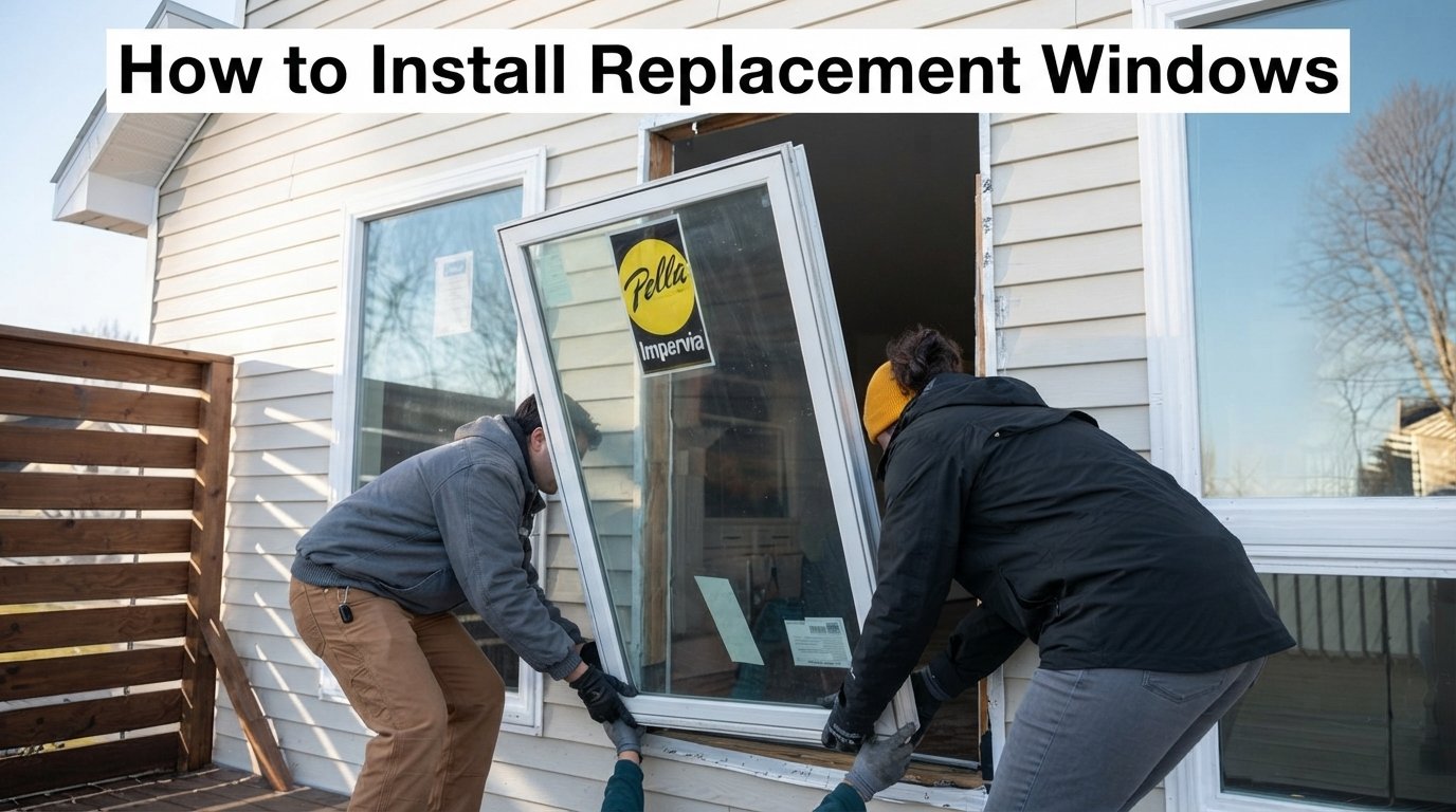 How to Install Replacement Windows