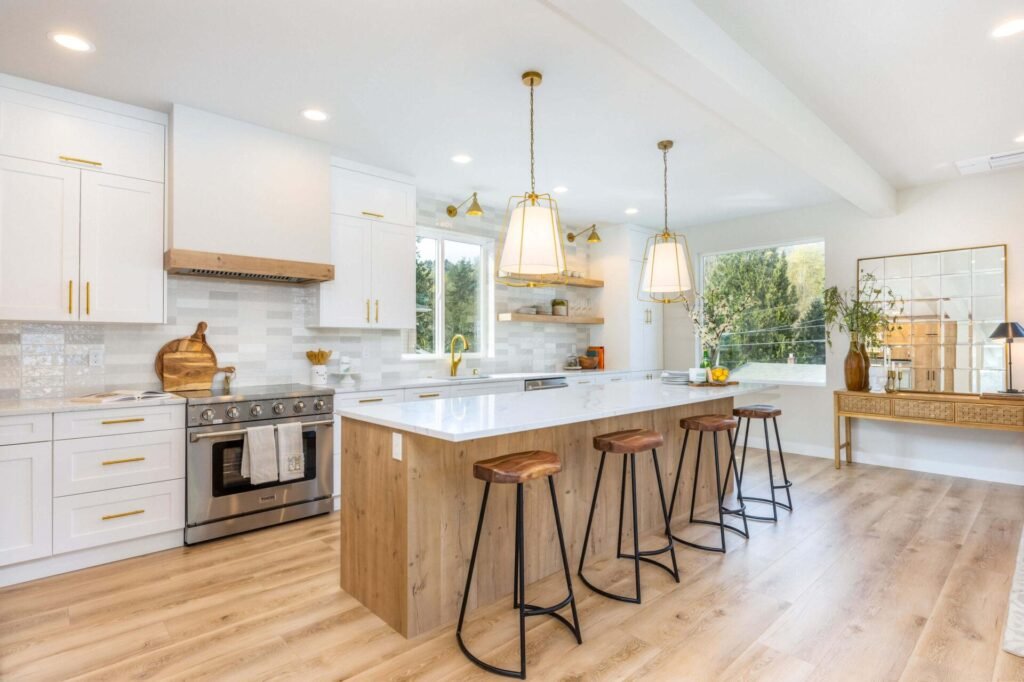 Kitchen upgrade ideas featuring refreshed cabinets and modern finishes